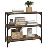 vidaXL B&uuml;cherregal R&auml;uchereiche 80x33x70,5 cm Holzwerkstoff und Stahl