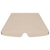 vidaXL Ersatzdach f&uuml;r Hollywoodschaukel Beige 150/130x105/70 cm