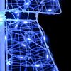 vidaXL Weihnachtsbaum mit 100 LEDs Blau 120 cm Acryl