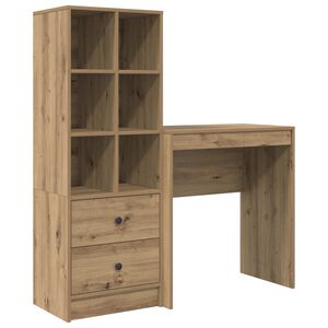 vidaXL Schreibtisch Artisan-Eiche 115,5 x 40 x 127 cm 2 Stk.