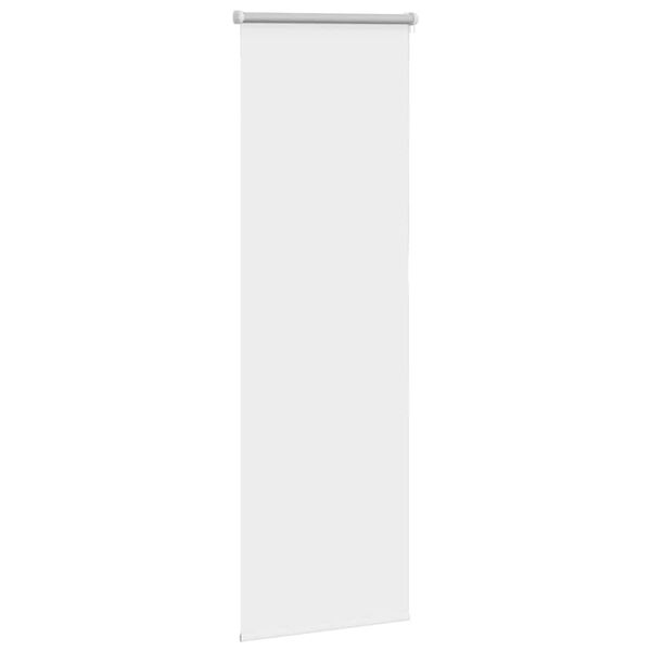vidaXL Verdunkelungsrollo Wei&szlig; 40x150cm Stoffbreite 35,7 cm Polyester