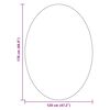 vidaXL Bereichsteppiche Oval HUARTE Creme 120 x 170 cm 100 %Polyester