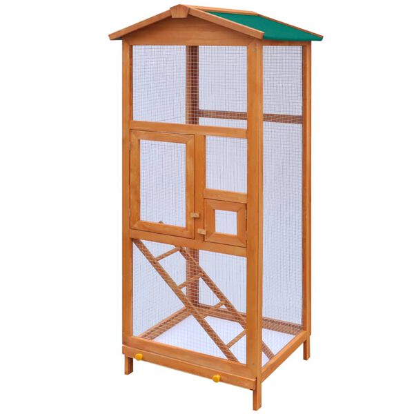 vidaXL Vogelk&auml;fig Holz 65x63x165 cm