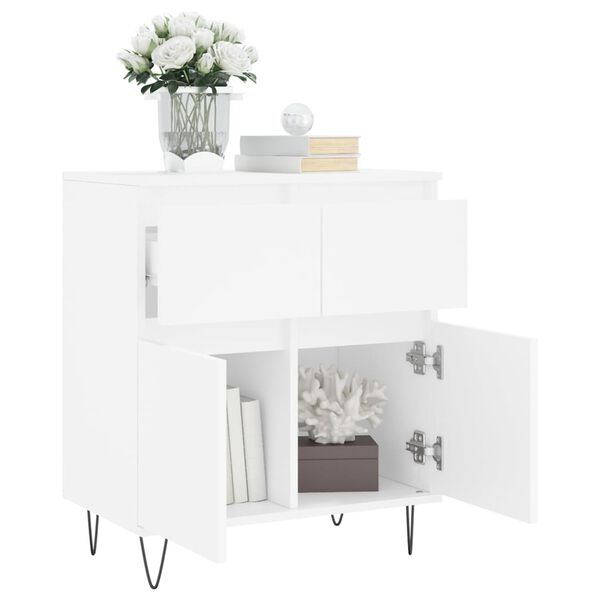 vidaXL Sideboard Wei&szlig; 60x35x70 cm Holzwerkstoff