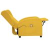 vidaXL Massagesessel Gelb Stoff