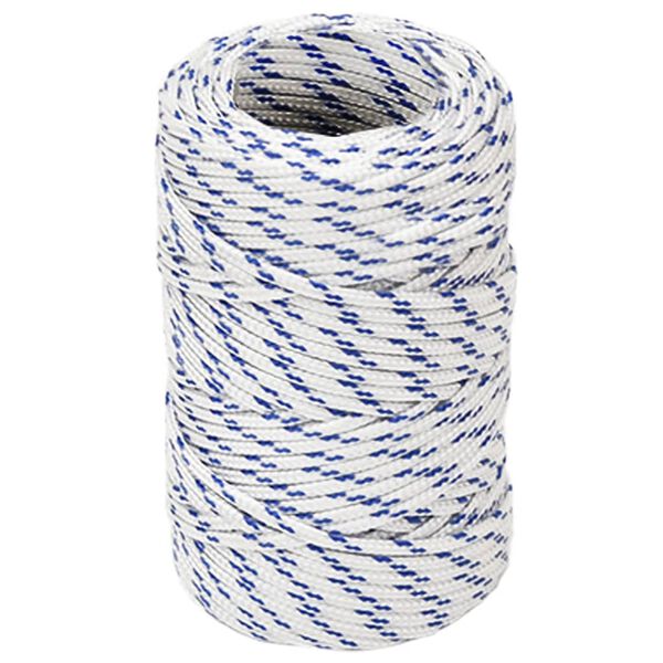 vidaXL Bootsseil Wei&szlig; 2 mm 25 m Polypropylen