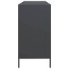 vidaXL Sideboard Anthrazit 135x39x73,5 cm Kaltgewalzter Stahl