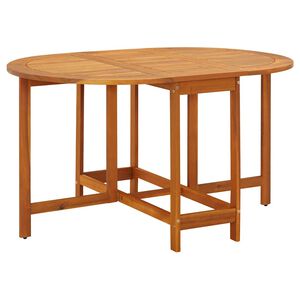 vidaXL Gartentisch 130x90x72 cm Massivholz Akazie