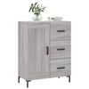 vidaXL Sideboard Grau Sonoma 69,5x34x90 cm Holzwerkstoff