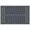 vidaXL Garten Essgruppe 11 pcs Anthrazit Pulverbeschichteter Stahl