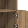 vidaXL LED-Sideboard Braun 81 x 37 x 66,5 cm Holzwerkstoff