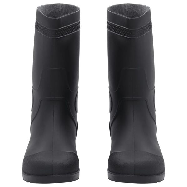 vidaXL Gummistiefel Schwarz Größe 42 PVC