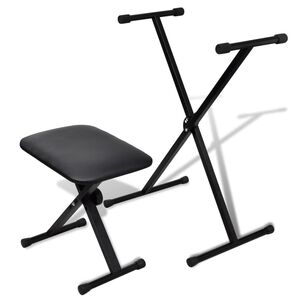 Keyboardst&auml;nder- und Hocker-Set Verstellbar