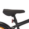 vidaXL Kinderfahrrad mit Frontgep&auml;cktr&auml;ger 18 Zoll Schwarz und Orange