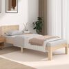 vidaXL Massivholzbett 75x190 cm