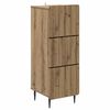 vidaXL Schubladenschrank 33 x 34,5 x 92 cm Holzwerkstoff Artisan-Eiche