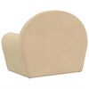 vidaXL Kindersofa Creme Weich Pl&uuml;sch