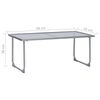 vidaXL 4-tlg. Garten-Lounge-Set Stoff und Stahl Grau
