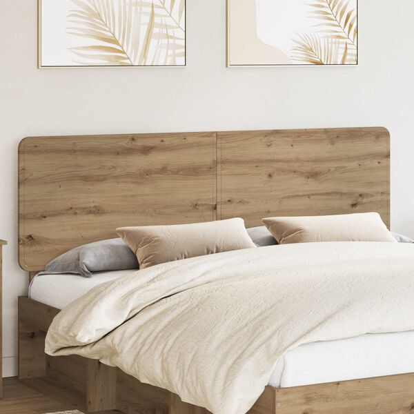 vidaXL Kopfteil Artisan-Eiche 180 cm Holzwerkstoff