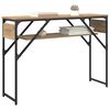 vidaXL Konsolentisch Artisan-Eiche 105x30x75cm Holzwerkstoff