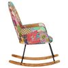 vidaXL Schaukelsessel Mehrfarbig Patchwork Canvas