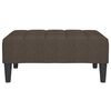 vidaXL Fu&szlig;hocker Braun 78x56x32 cm Stoff