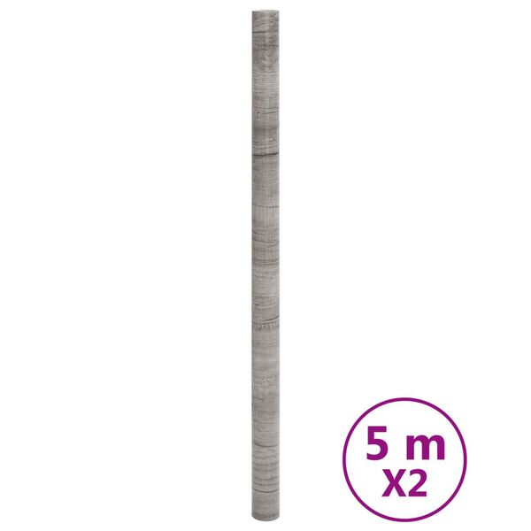 vidaXL M&ouml;belfolien Selbstklebend Holzoptik 90x500 cm PVC