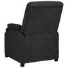 vidaXL Massagesessel Schwarz Wildleder-Optik