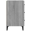 vidaXL Nachttisch Grau Sonoma 40x40x66 cm Holzwerkstoff