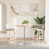 vidaXL Bartisch &Oslash;60x89,5 cm Massivholz Eiche