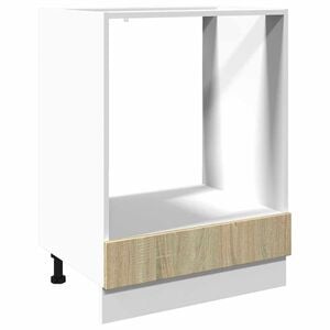 vidaXL Herdumbauschrank Sonoma-Eiche 60x46x81,5 cm Holzwerkstoff