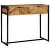 vidaXL Konsolentisch Braun 90 x 35 x 75 cm Massivholz Akazie