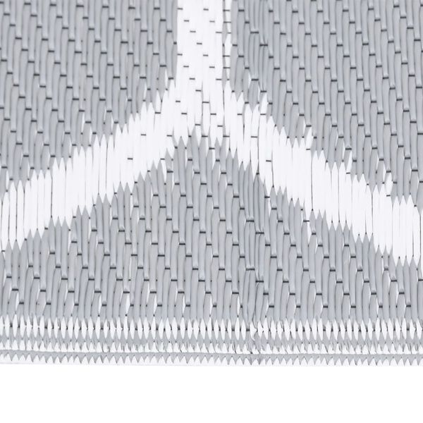 vidaXL Outdoor-Teppich ARAKIL Grau 140x200 cm PP