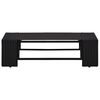 vidaXL 11-tlg. Garten-Lounge-Set mit Kissen Schwarz Poly Rattan