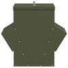 vidaXL H&uuml;hnerf&uuml;tterer Olive Gr&uuml;n 40,5 x 45 x 41 cm Kaltgewalzter Stahl