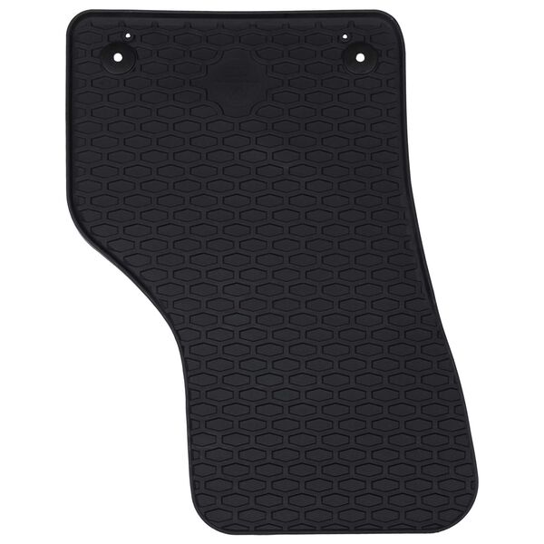 vidaXL Autofu&szlig;matte 4 pcs Schwarz Gummi