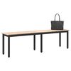 vidaXL Bank Natur 160 x 35 x 45 cm Massives Kiefernholz