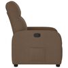 vidaXL Relaxsessel Braun Stoff