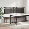 vidaXL H&auml;ngevorderseite Schwarz 210 x 55 x 5 cm Antikes PU