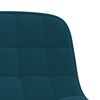 vidaXL Esszimmerst&uuml;hle 2 Stk. Drehbar Blau Samt