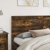 vidaXL Kopfteil mit Kopfteil Ger&auml;ucherte Eiche 200 cm Holzwerkstoff