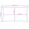 vidaXL Sonnensegel Oxford-Gewebe Rechteckig 2x4,5 m Gelb