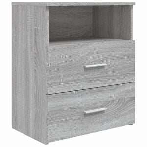 vidaXL Nachttisch Grau Sonoma 50x32x60 cm
