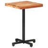 vidaXL Bistrotisch Quadratisch 50x50x75 cm Akazie Massivholz