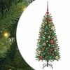 vidaXL K&uuml;nstlicher Weihnachtsbaum Gr&uuml;n 120 cm PE und PVC