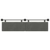 vidaXL H&auml;ngevorderseite Uni Dunkelgrau 210 x 55 x 5 cm Cordstoff