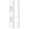 vidaXL Eck-B&uuml;cherregal 5 B&ouml;den Wei&szlig; 50x50x179 cm Holzwerkstoff