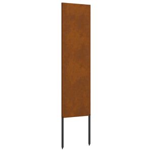 vidaXL Garten Sichtschutz-Leinwand Rostoptik 32 x 140 cm