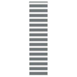 vidaXL Doppelrollo Dunkelgrau 60x230 cm Stoffbreite 55,9 cm Polyester