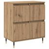 vidaXL Aufbewahrungsschrank 3 pcs Artisan-Eiche 60 x 35 x 70 cm